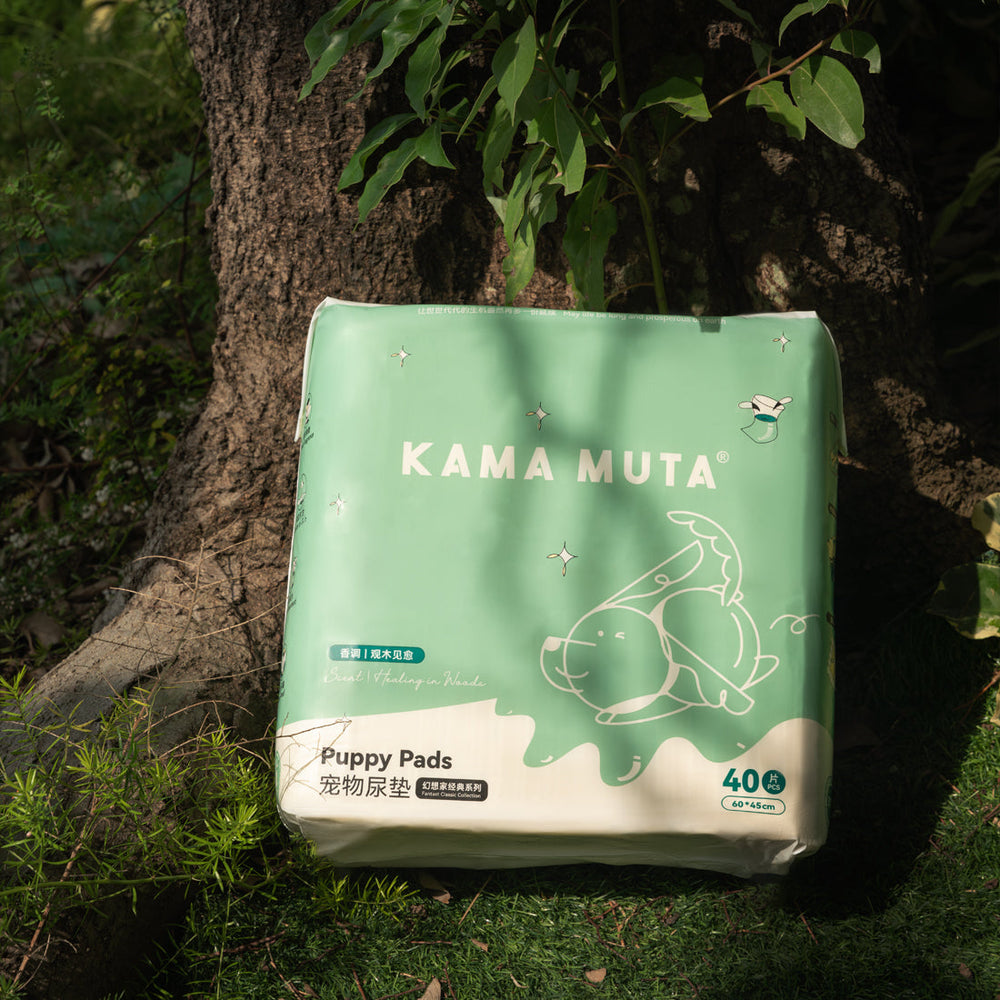 KAMA MUTA Natural Fragrance Dog Pee Pads – Baby-Grade, Leak-Proof, Fast Absorbing Training Pads for Puppies Kamamuta