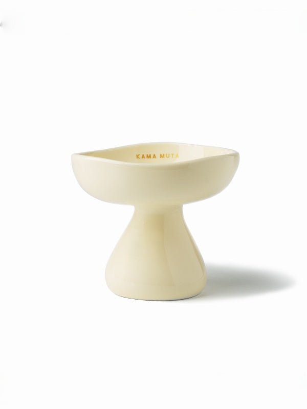 raised-mingsha-yellow-kamamuta-mushroom-bowl-pet-cat
