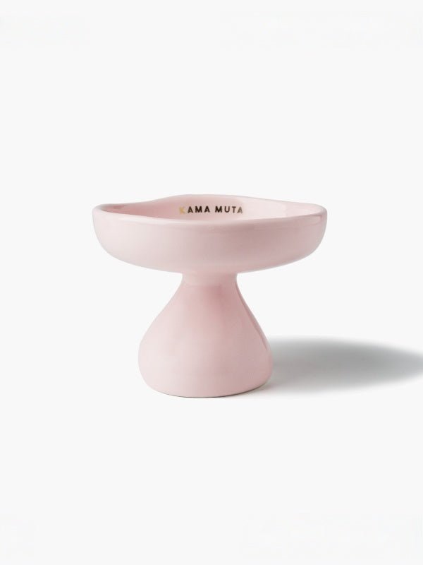 pink-elevated-kamamuta-mushroom-bowl-pet-cat