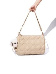 kamamuta-pinecone-pet-carrier-with-white-maltese-dog-peeking-out-on-white-background