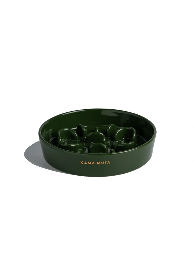 green-kamamuta-bone-slow-feeder-dog-bowl
