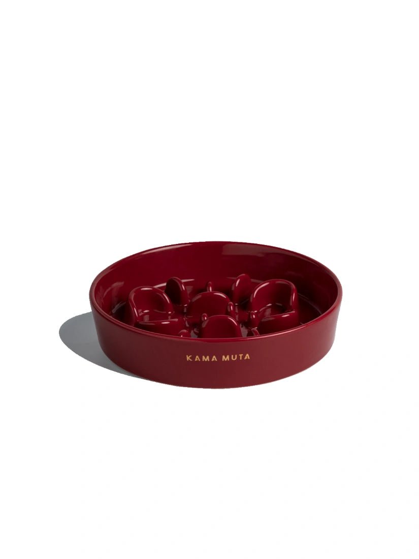 red-kamamuta-bone-slow-feeder-dog-bowl