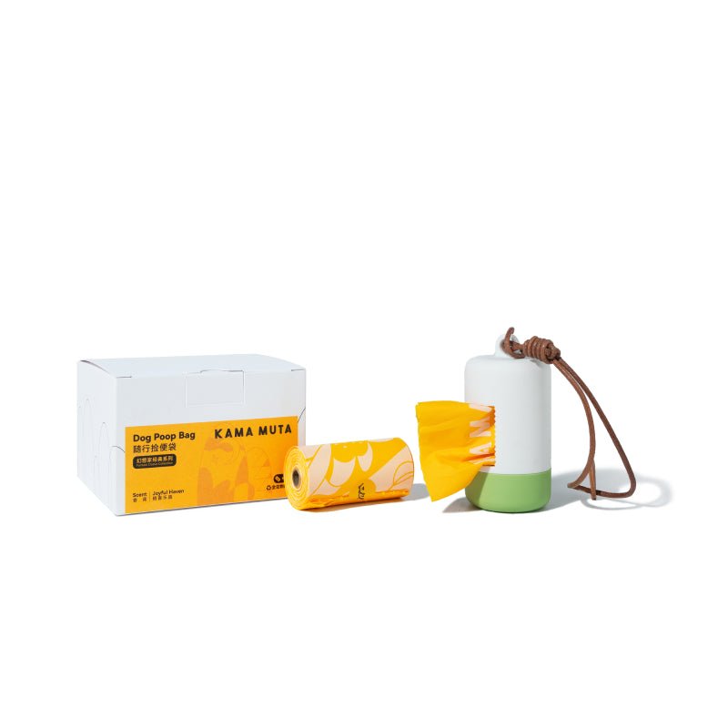 Daily Dog Walking Poop Bag Holder Kit Set KamaMuta