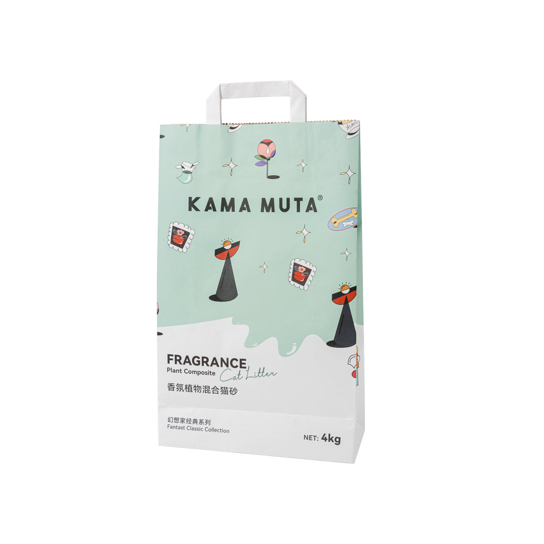Natural Cat Litter with Long-Lasting Fragrance – Tofu, Walnut & Cassava Formula Kamamuta