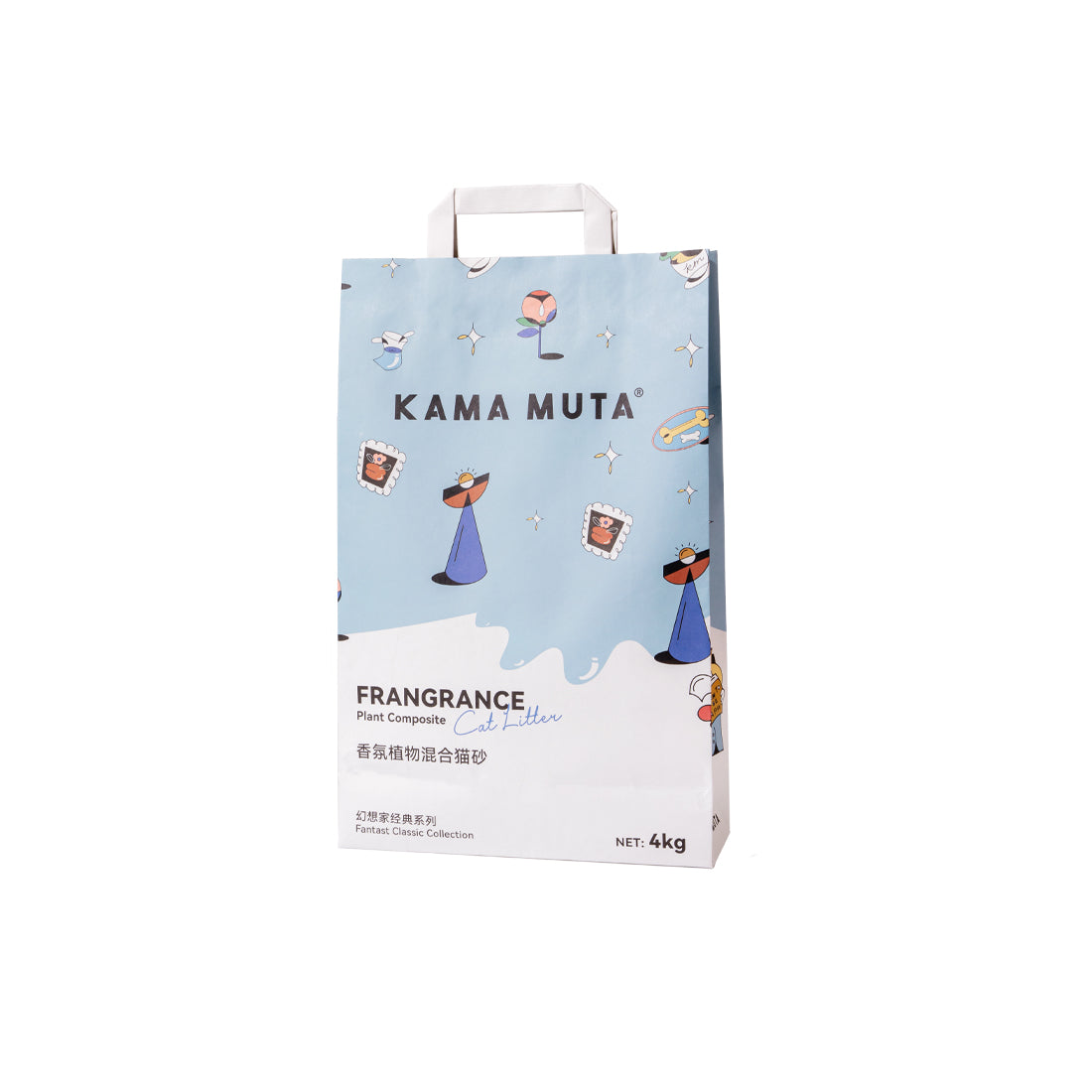 Natural Cat Litter with Long-Lasting Fragrance – Tofu, Walnut & Cassava Formula Kamamuta